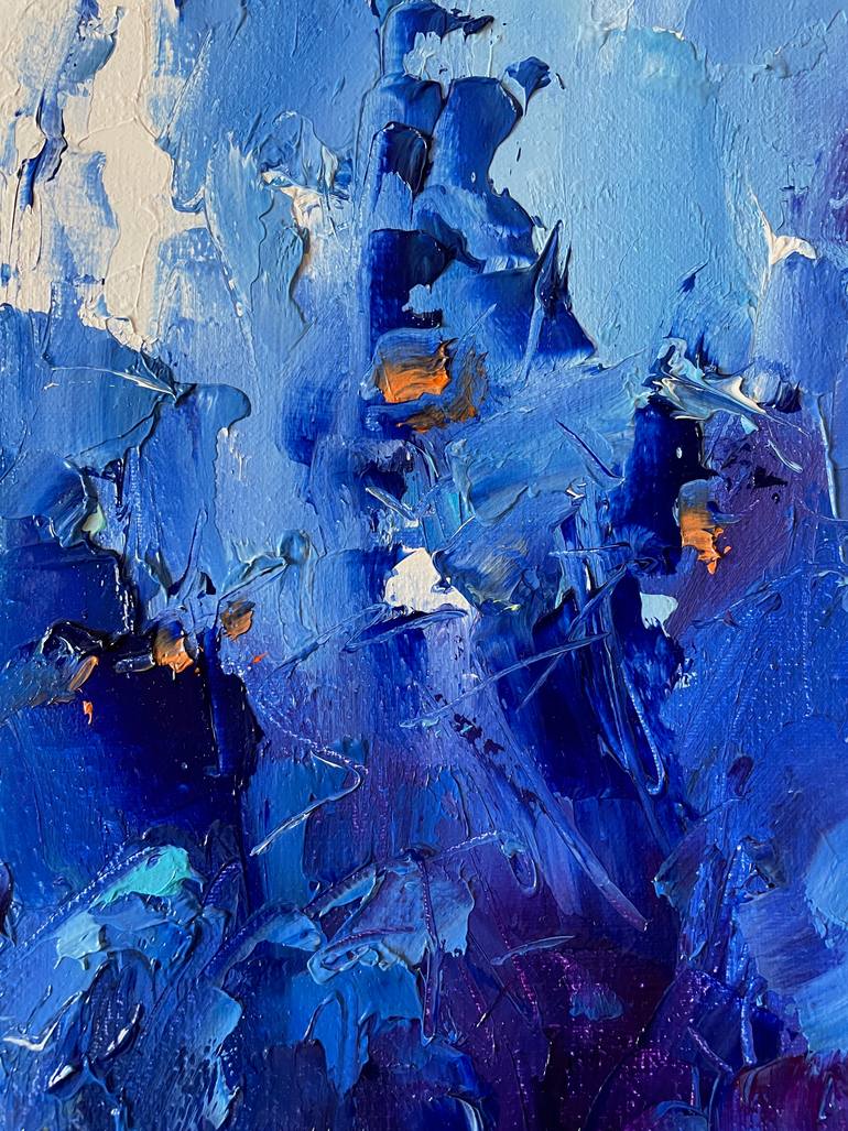 Original Impressionism Floral Painting by Dmytro Meush