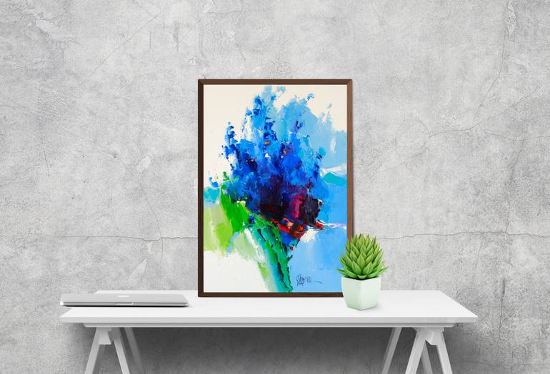 Original Impressionism Floral Painting by Dmytro Meush