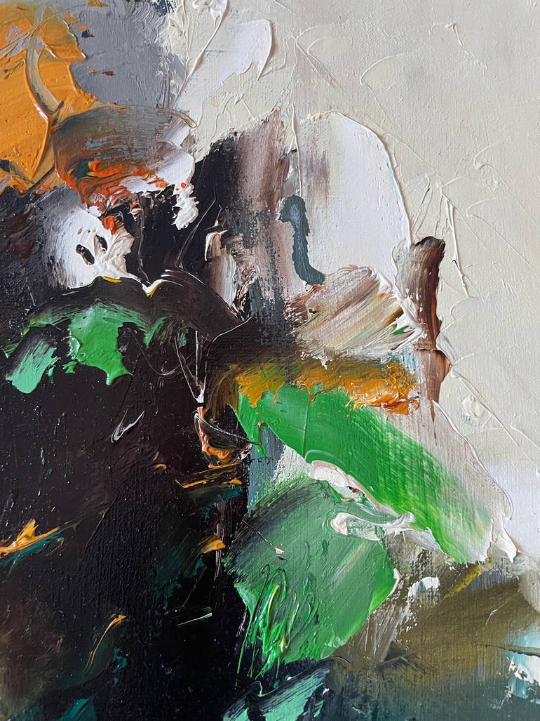 Original Abstract Floral Painting by Dmytro Meush