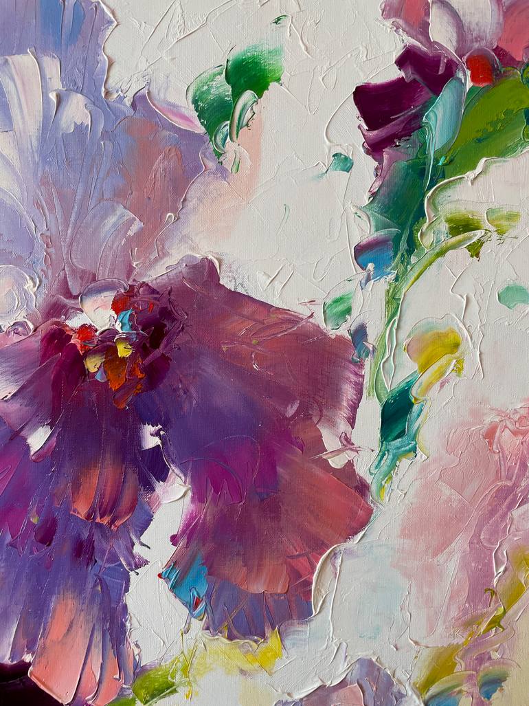 Original Abstract Floral Painting by Dmytro Meush