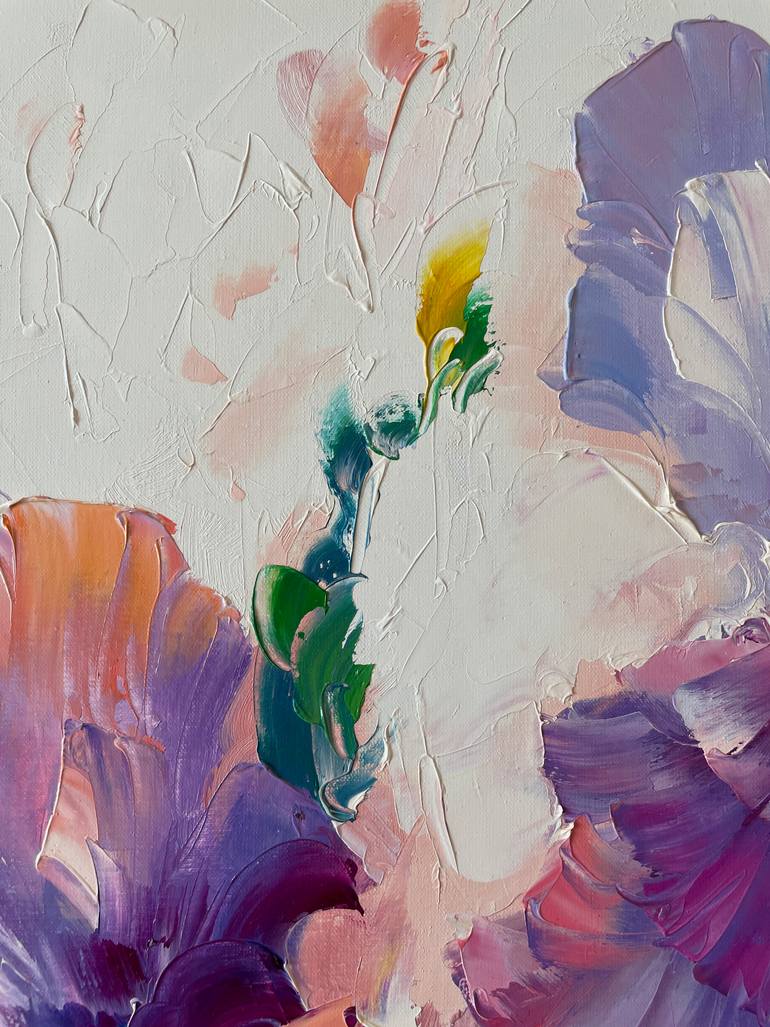 Original Abstract Floral Painting by Dmytro Meush