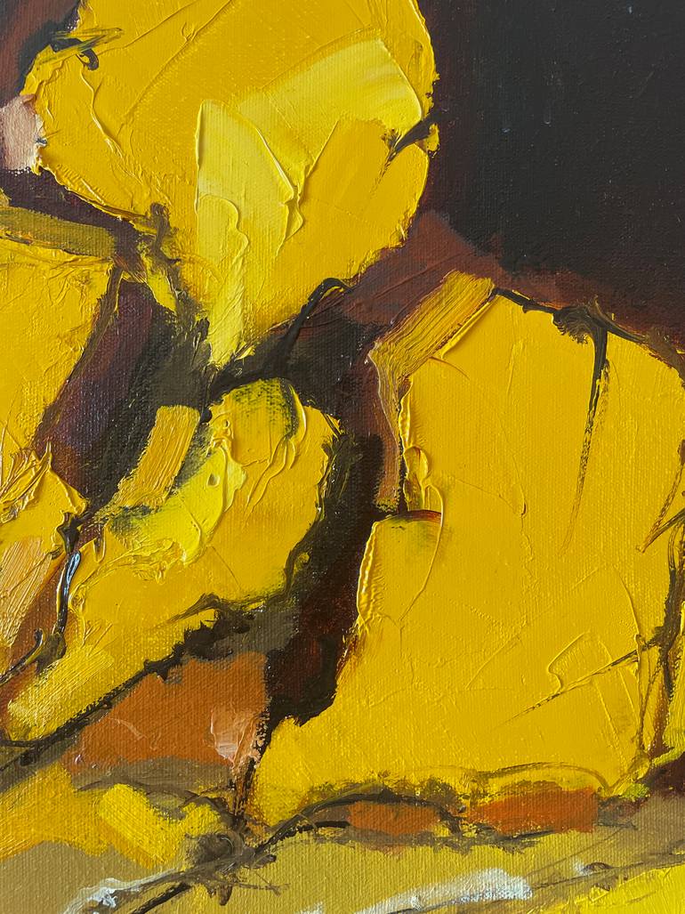 Original Abstract Floral Painting by Dmytro Meush