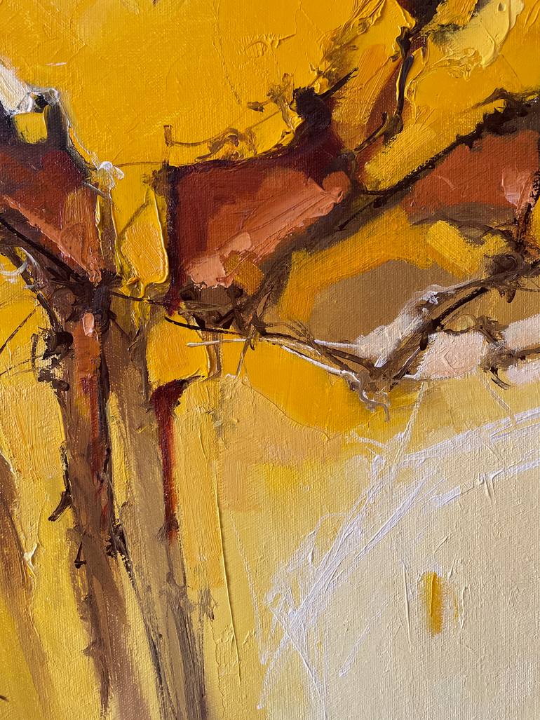 Original Abstract Floral Painting by Dmytro Meush