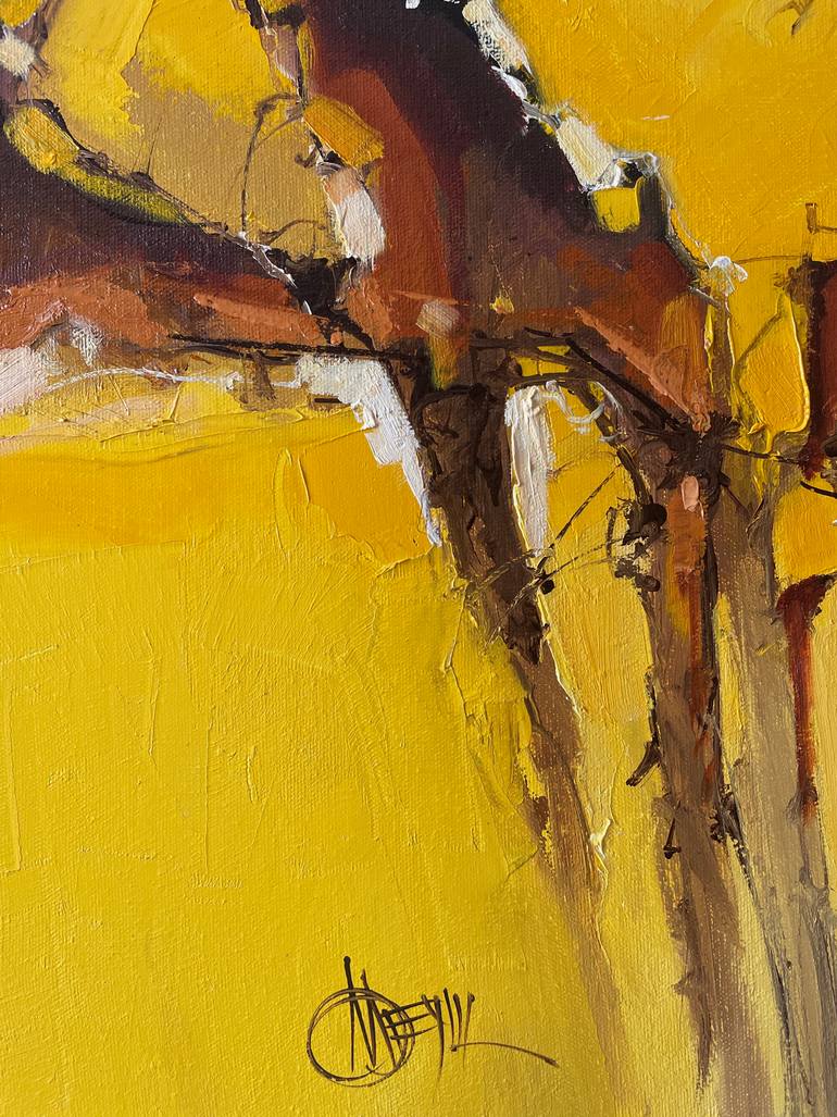 Original Abstract Floral Painting by Dmytro Meush