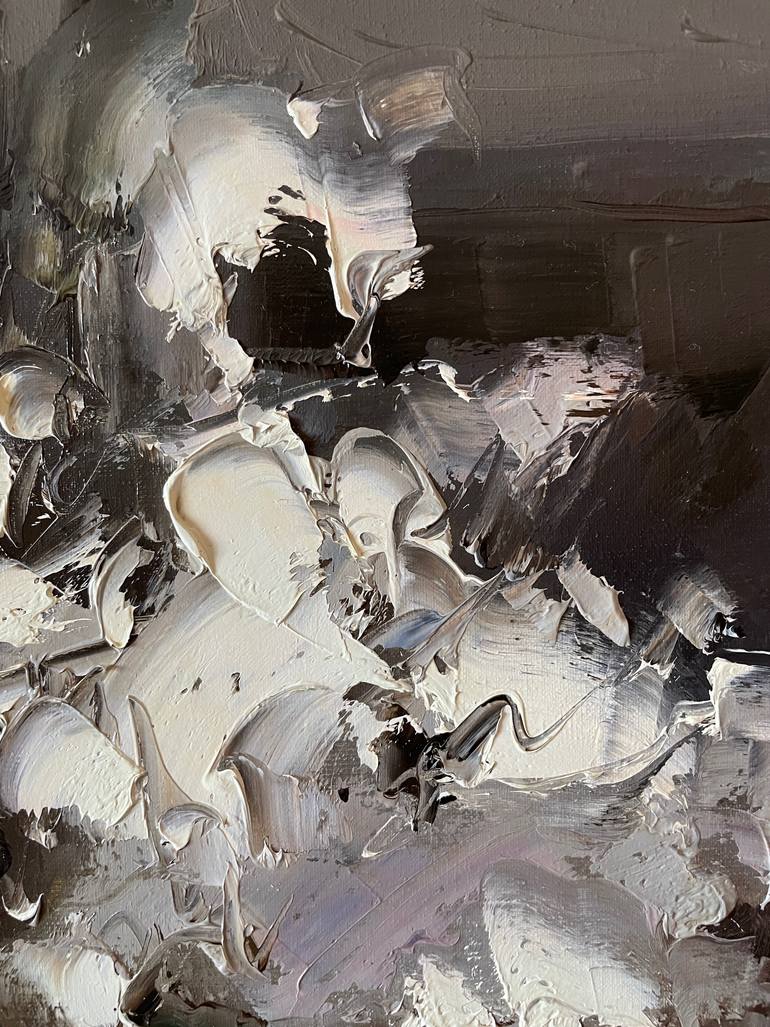 Original Abstract Floral Painting by Dmytro Meush
