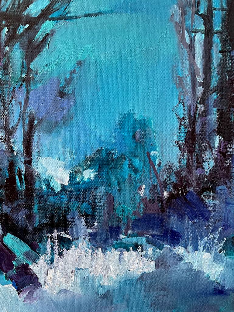 Original Impressionism Landscape Painting by Dmytro Meush