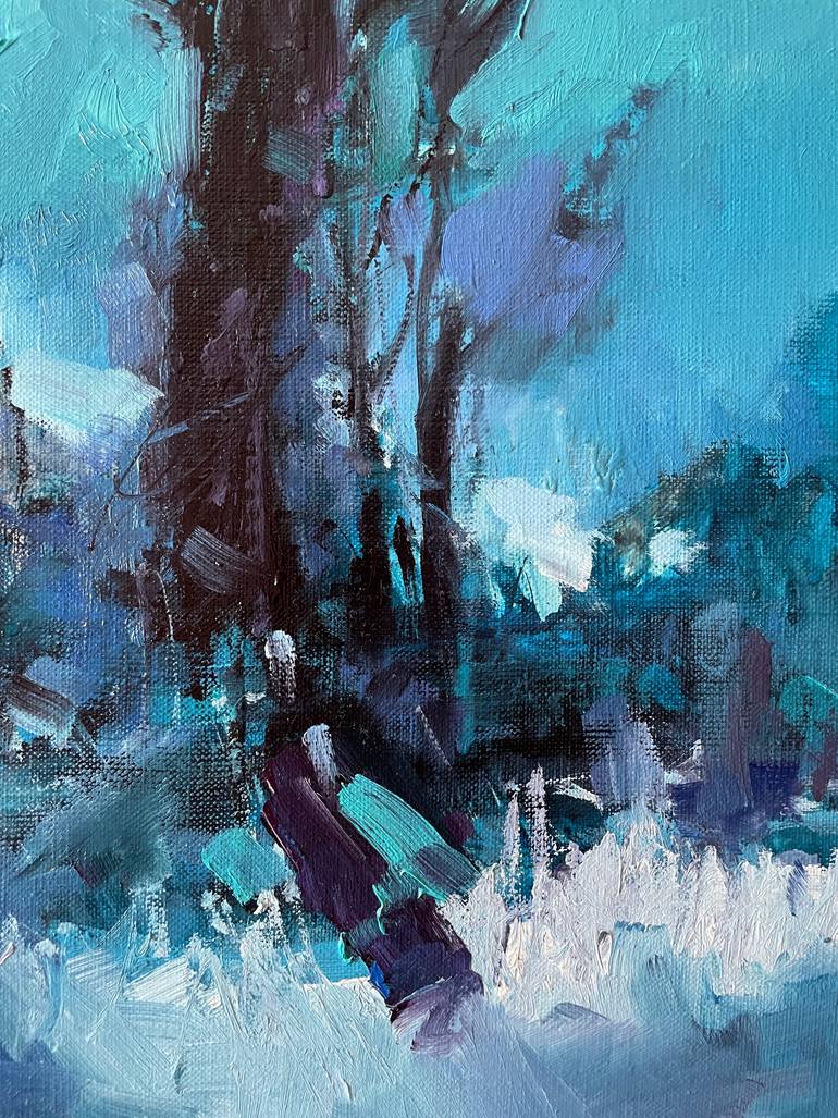 Original Impressionism Landscape Painting by Dmytro Meush