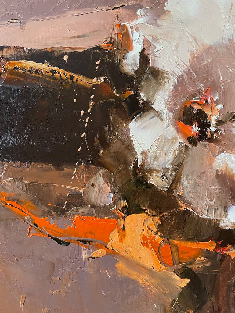 Original Abstract Floral Painting by Dmytro Meush