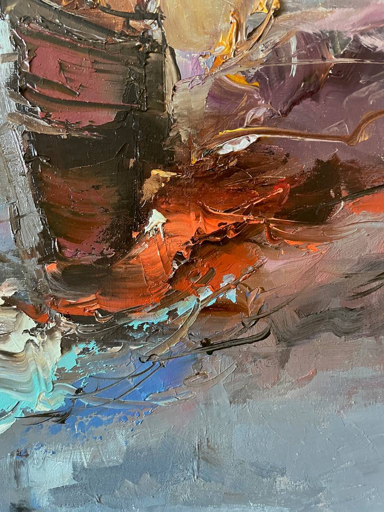 Original Impressionism Seascape Painting by Dmytro Meush