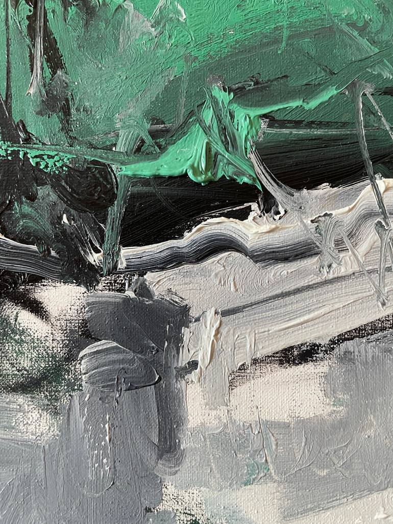 Original Abstract Landscape Painting by Dmytro Meush