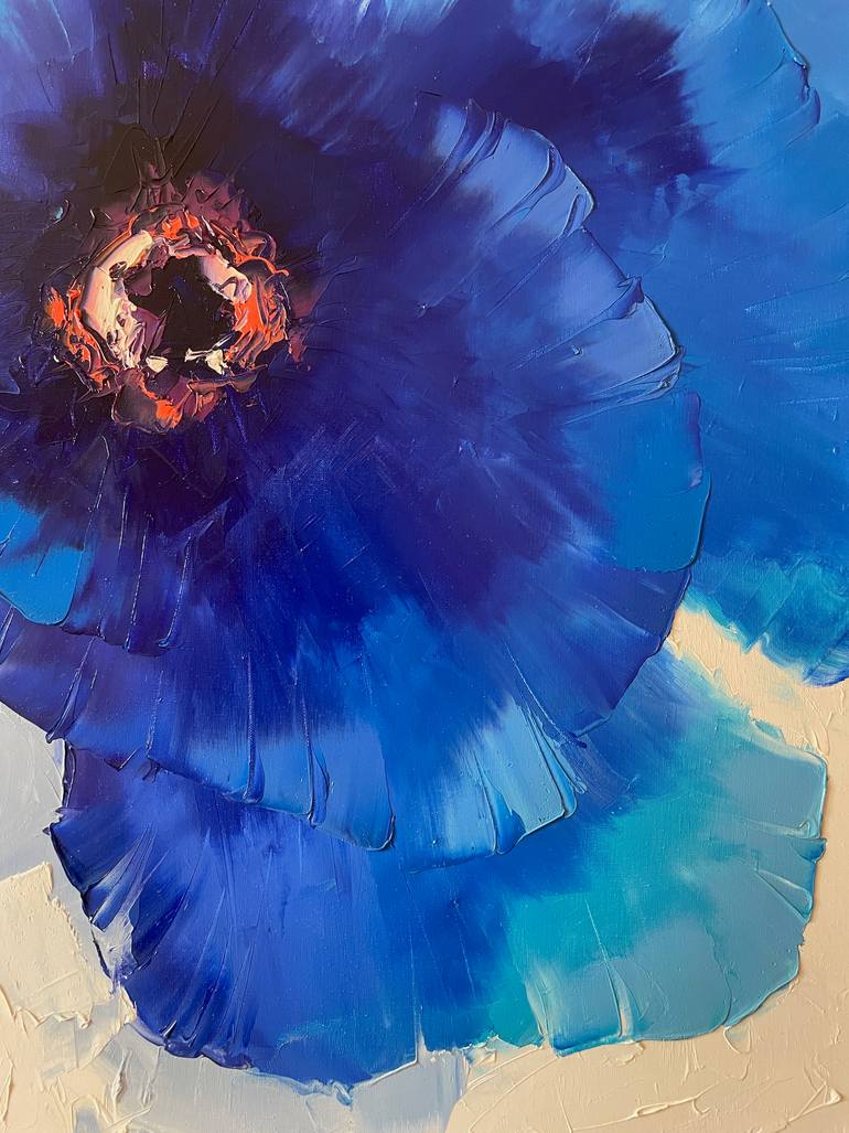 Original Impressionism Floral Painting by Dmytro Meush
