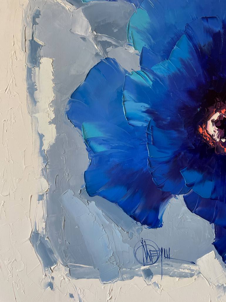 Original Impressionism Floral Painting by Dmytro Meush