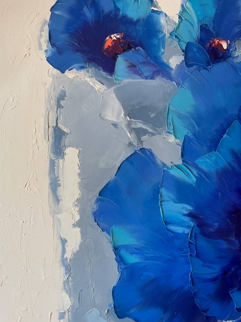 Original Impressionism Floral Painting by Dmytro Meush