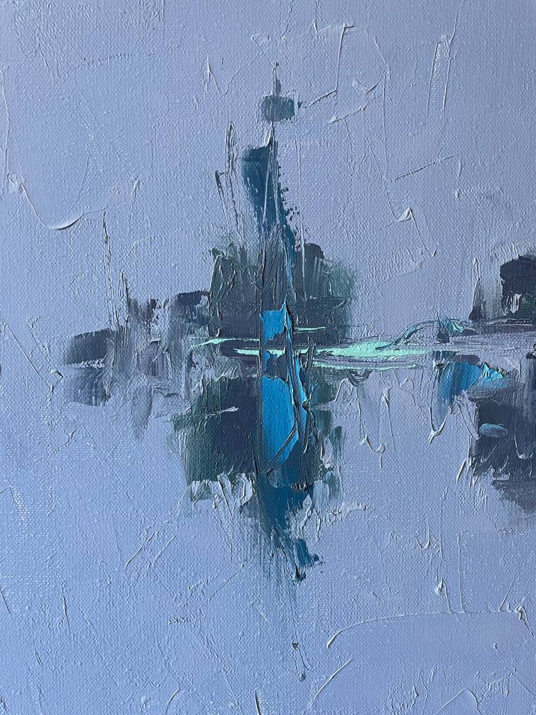 Original Abstract Seascape Painting by Dmytro Meush