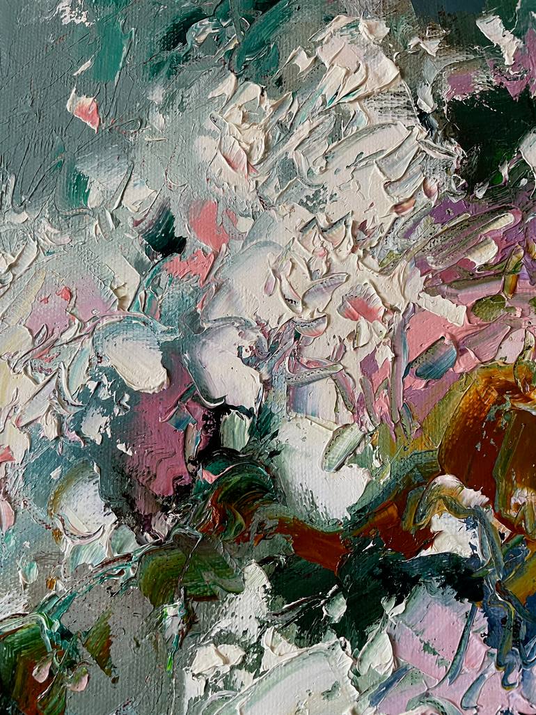 Original Abstract Floral Painting by Dmytro Meush