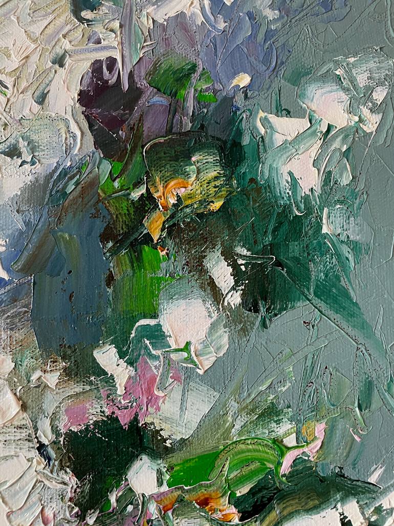 Original Abstract Floral Painting by Dmytro Meush
