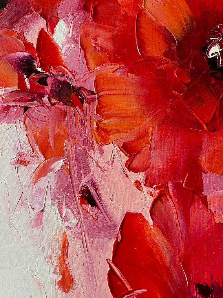 Original Abstract Floral Painting by Dmytro Meush