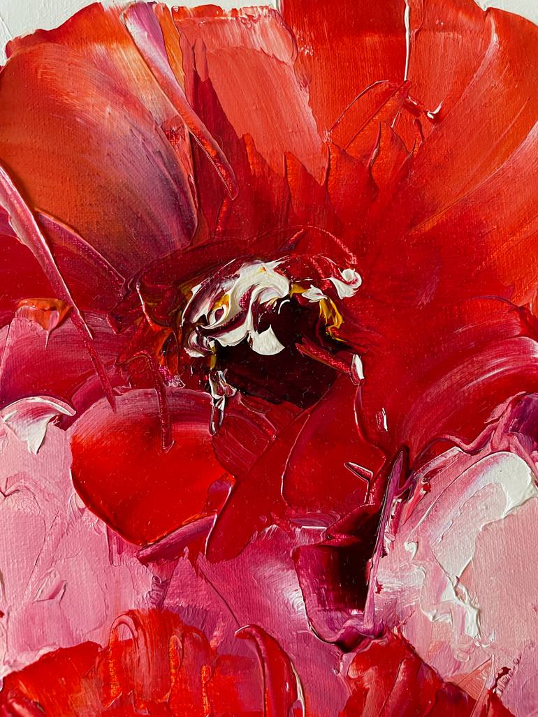 Original Abstract Floral Painting by Dmytro Meush