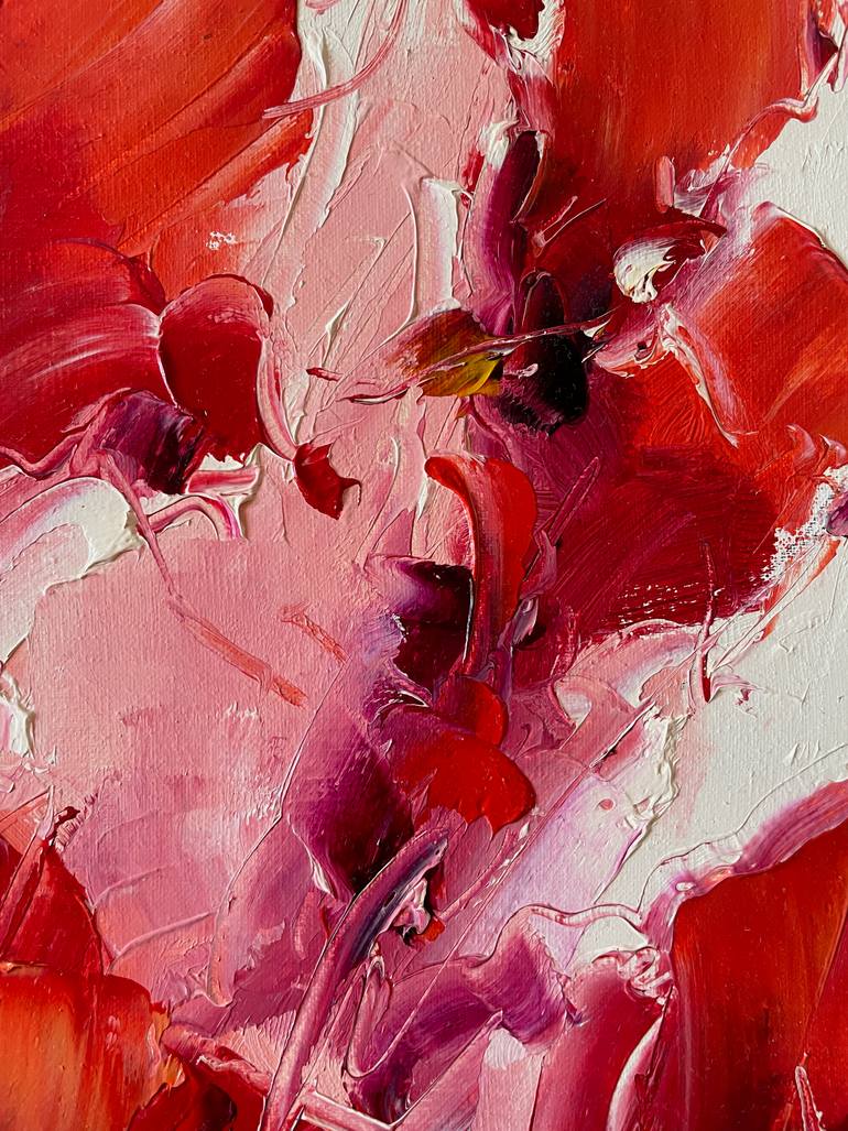 Original Abstract Floral Painting by Dmytro Meush