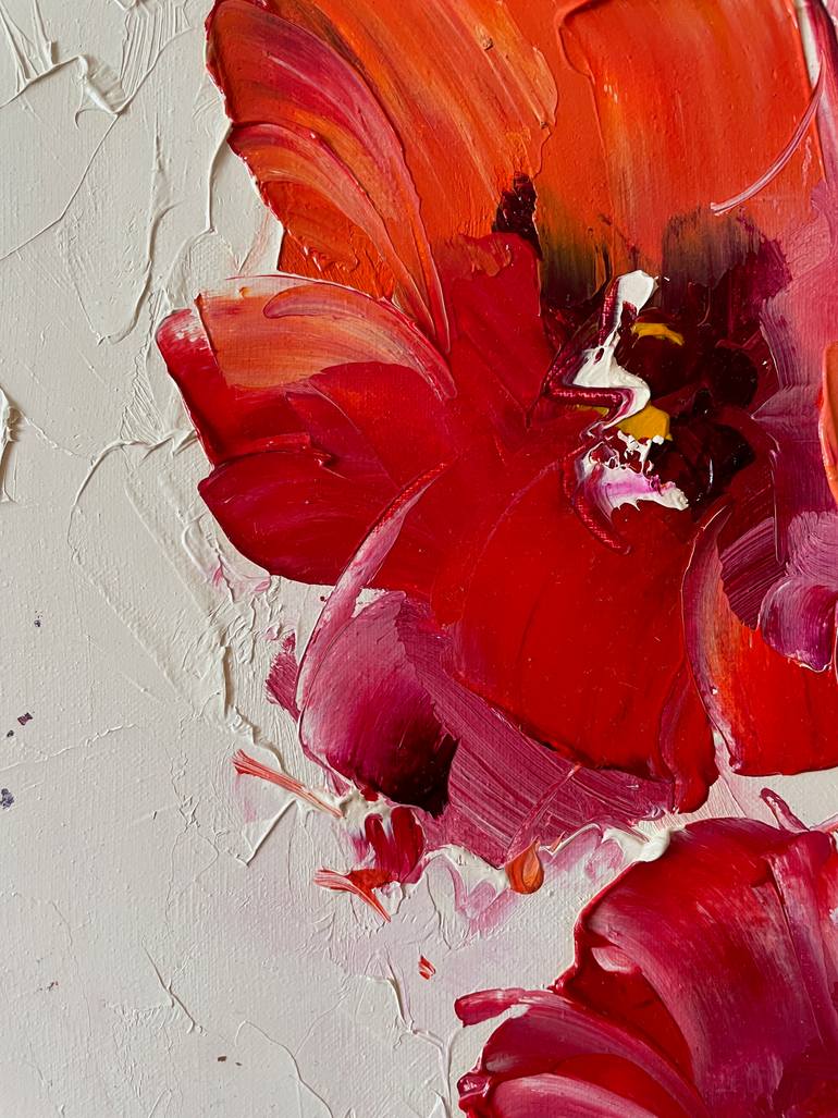 Original Abstract Floral Painting by Dmytro Meush
