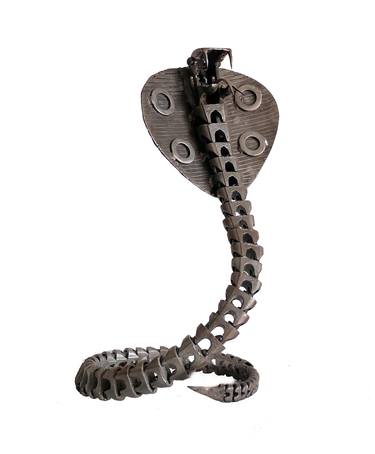 Cobra metal sculpture thumb