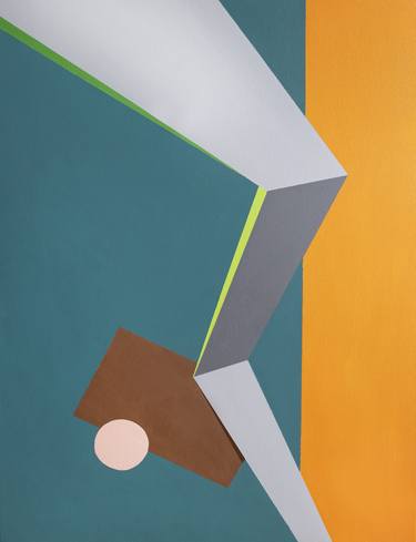 Print of Abstract Geometric Paintings by Matthew Mifsud