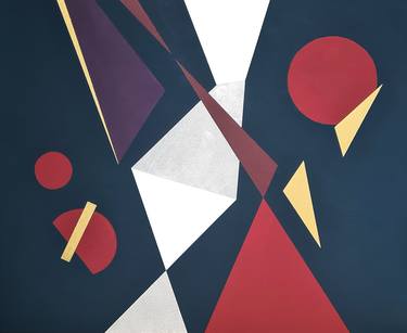 Print of Abstract Geometric Paintings by Matthew Mifsud