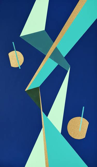 Print of Abstract Geometric Paintings by Matthew Mifsud
