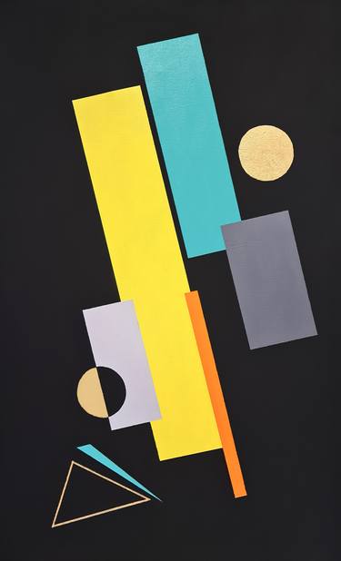 Print of Geometric Paintings by Matthew Mifsud
