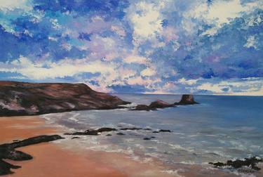 Print of Beach Paintings by daniela Sersale