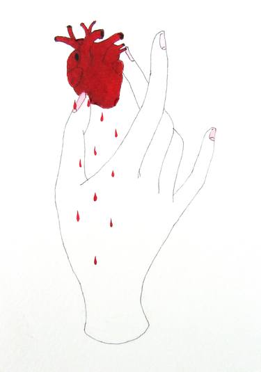 Original Conceptual Love Drawings by Noumeda Carbone