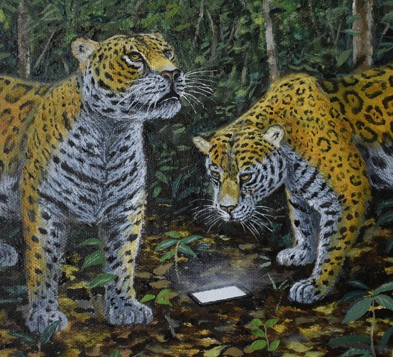 Original Conceptual Politics Painting by Jairo Arturo Ramírez
