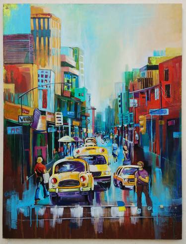 Print of Cities Paintings by Chetna Sharma