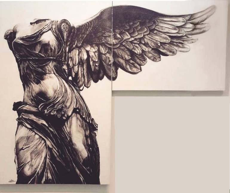 winged victory painting