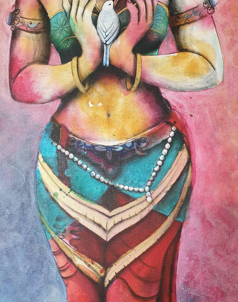 Original Figurative Women Painting by Chetna Sharma