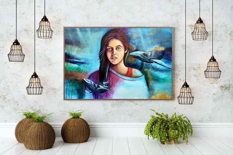 Original Women Painting by Chetna Sharma