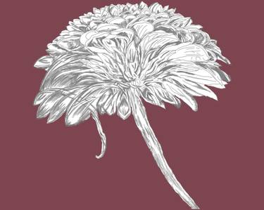 drawing of a flower thumb