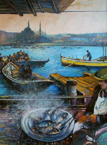 Print of Fine Art Cities Paintings by Piotr Rembielinski