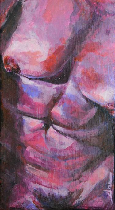 Print of Figurative Nude Paintings by Aneliz Alvarez Tostado Gonzalez Mendez