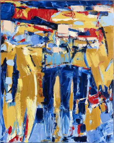 Original Abstract Expressionism Abstract Paintings by Myra Porter