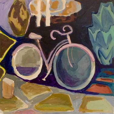 Print of Abstract Bicycle Paintings by Carolyn Fox