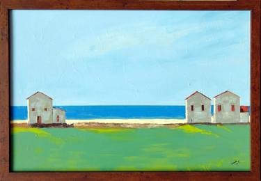 Print of Conceptual Beach Paintings by Vinayak Godbole