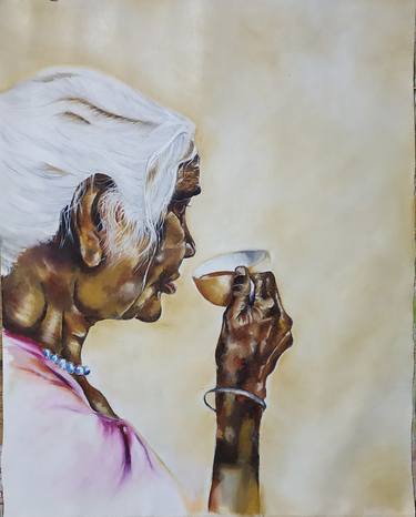 Original Portrait Painting by Harsh Singh