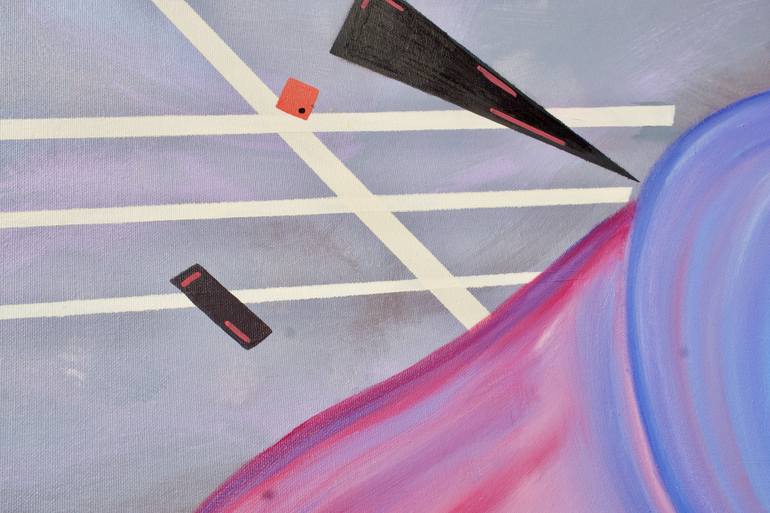 Original Conceptual Abstract Painting by Alisa Burachuk