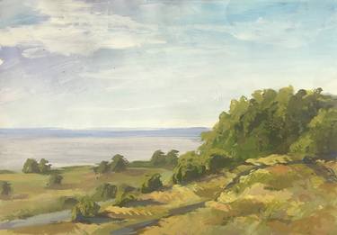 Original Landscape Painting by Anastasia Usvayskaya