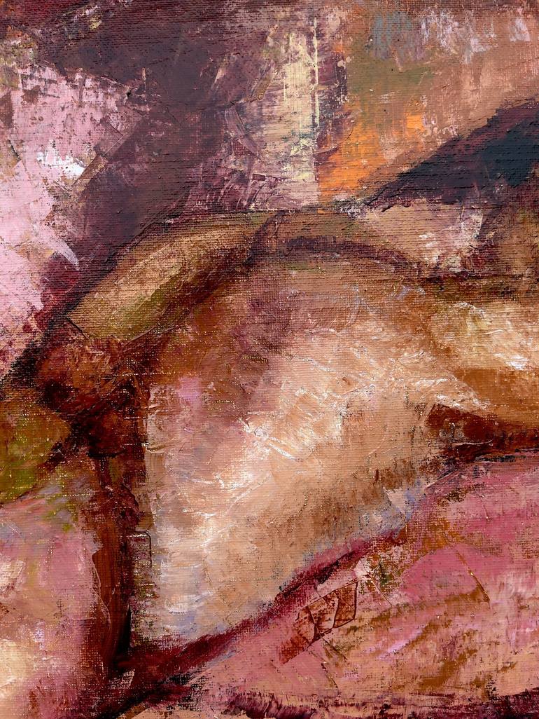 Original Abstract Nude Painting by Vera Kober