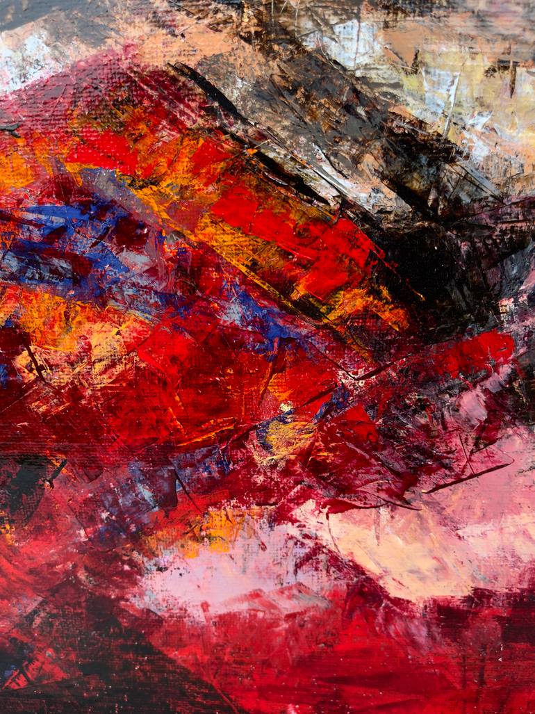 Original Abstract Nude Painting by Vera Kober