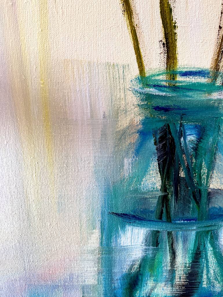 Original Expressionism Floral Painting by Vera Kober