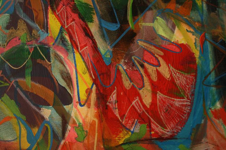 Original Modernism Abstract Painting by Matija Petrak