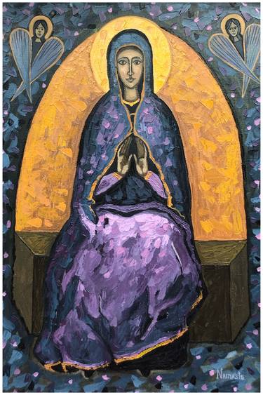 Print of Expressionism Religion Paintings by Anna Sokolan